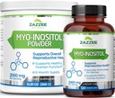 Zazzee Myo-Inositol Capsules and Myo-Inositol Powder, 100% Pure, Premium Grade, Vegan, Non-GMO and All Natural