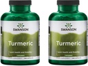 Swanson Premium Brand Turmeric Whole Root Powder 720 mg, 240 Capsules-2 Count,