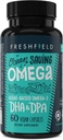 Ocean Saving Omega, Algae Omega 3, DHA Supplement, 2-Month Supply, Sustainably Sourced, Highest Levels of DHA per Capsule (440 mg), w/DPA