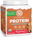 Organic Plant Based Protein Powder | Vegan Organic Protein Powder Gingerbread Flavored with BCAA Amino Acids & Hemp Seed Pea Blend | Non-GMO Soy Dairy Filler & Gluten Free (Gingerbread, 15 Servings)