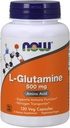 NOW Foods L-Glutamine 500mg - 120 ct (Pack of 2)