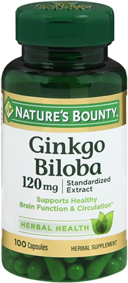Nature's Bounty Ginkgo Biloba 120 mg 100 CT