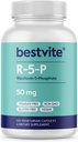 BESTVITE Riboflavin-5-Phosphate 50mg (120 Vegetarian Capsules) - No Stearates - Vegan - Non GMO - Gluten Free - Bioactive Form of Vitamin B2