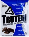 Body Nutrition Trutein High Protein Powder: 45% Whey, 45% Casein, 10% Egg White, Gluten-Free, Low Sodium, Grass Fed Whey Protein Powder, Gym Supplement & Breakfast Shake, Chocolate, 34g Sample