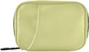 Naanle Pill Box 7 Day Case Travel Organizer Bag with Zipper Portable Compact Size for Vitamin Supplement Holder, Solid Color Chartreuse Yellow, 4.6 x 3.14 x 1.88 Inch, 0.12 kilograms, 1.0 Count