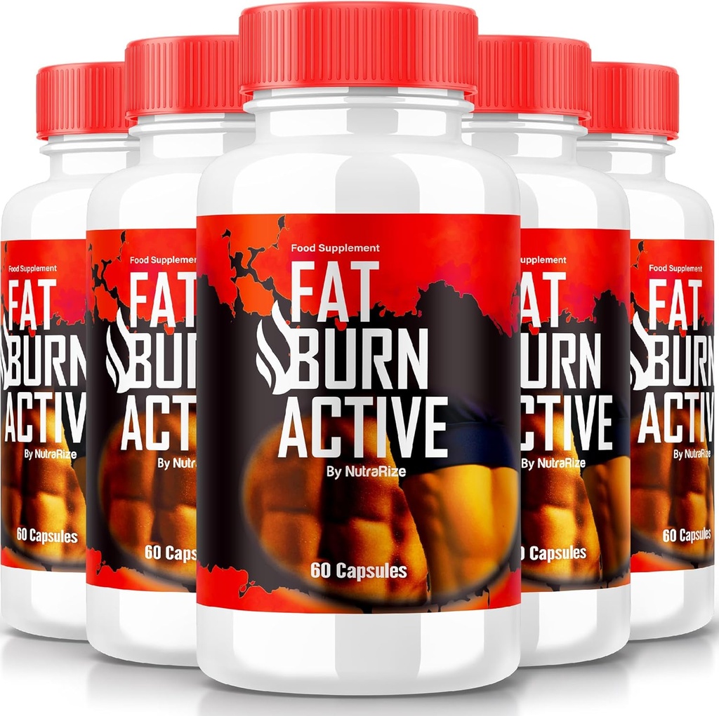 (5 Pack) Fat Burn Active Pills, Fat Burner Active Advance Keto Formula - Advanced Weight Loss Support, All Natural Keto Supplement, Fat Burn Keto Vitamins, FatBurn Keto Active Reviews (300 Capsules)