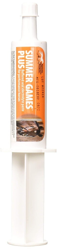 04409 Electrolyte Paste for Horses (3 Pack) 044093 60cc Summer Games Plus Elect
