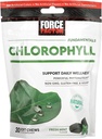 FORCE FACTOR Chlorophyll Soft Chews Antioxidants Supplement to Reduce Body Odor, Promote Fresh Breath, Non-GMO, Gluten-Free, and Vegan, Fresh Mint Flavor, 30 Soft Chews, Green