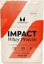 Myprotein Impact Whey Protein Powder, 2.2 Lbs (33 Servings) Unflavored, 22g Protein & 5g BCAA Per Serving, Protein Shake for Superior Performance, Muscle Strength & Recovery, Gluten Free