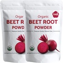 Iyasa Organic Beet Root Powder, Plant Based, Vegan, Gluten-Free, Beetroot Superfood for Baking and Cooking 1 lb 16 oz 453 gm