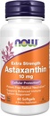 NOW Foods Supplements, Astaxanthin 10mg, Extra Strength,derived from Non-GMO Haematococcus Pluvialis Microalgae and has naturally occurring Lutein, Canthaxanthin and Beta-Carotene, 60 Softgels