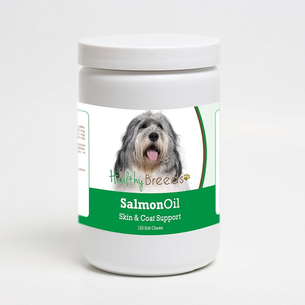 Healthy Breeds Polish Lowland Sheepdog Salmon Oil Soft Chews 120 Count