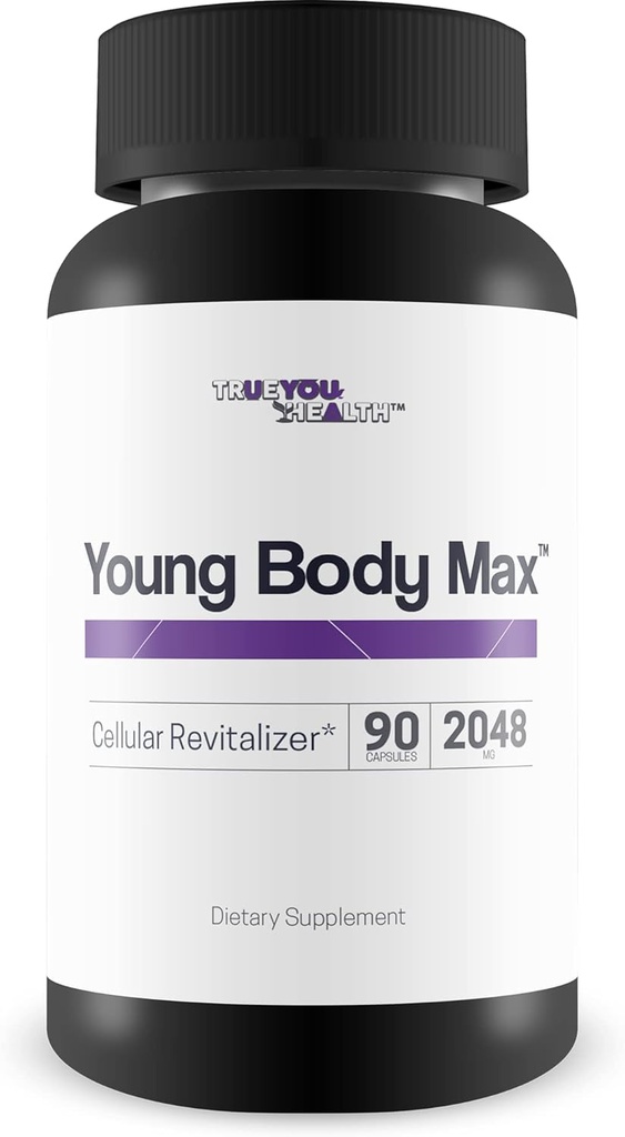 Young Body Max - Cellular Revitalizer Supplement - Support Youth & Longevity - Revitalize, Rejuvenate, Regenerate - Potent Antioxidant Support for Cells - Promote Cellular Energy - Cell Health Support