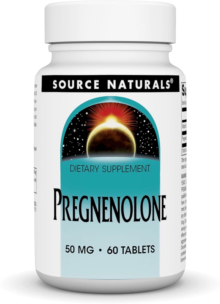 Source Naturals Pregnenolone* 50mg - 60 Tablets