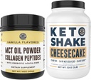 Left Coast Performance Keto MCT Powder + Collagen and Keto Cheesecake Meal Replacement