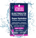 Vitamin Hydrate Electrolyte Powdered Drink Mix, Super Hydration, Boost Stamina & Fights Fatigue, Bursting with Electrolytes, Vitamins & Minerals, 0 Sugar, Berry Splash, 10 Stick Packs