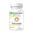 Dr. Clark Selenium Supplement 200 Mcg - Dietary Capsules with Essential Mineral - Improves Thyroid Function, Immune Support - 100 Capsules