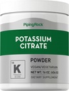 Piping Rock Potassium Citrate Powder Supplement | 1 lb | Unflavored | Vegetarian, Vegan, Non-GMO, Gluten Free
