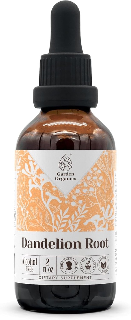 Dandelion Root Alcohol-Free Natural Tincture Extract, Immune System Booster, Liquid Drops Made from 100% Dandelion (Taraxacum officinale) Dried Root (2 fl oz)