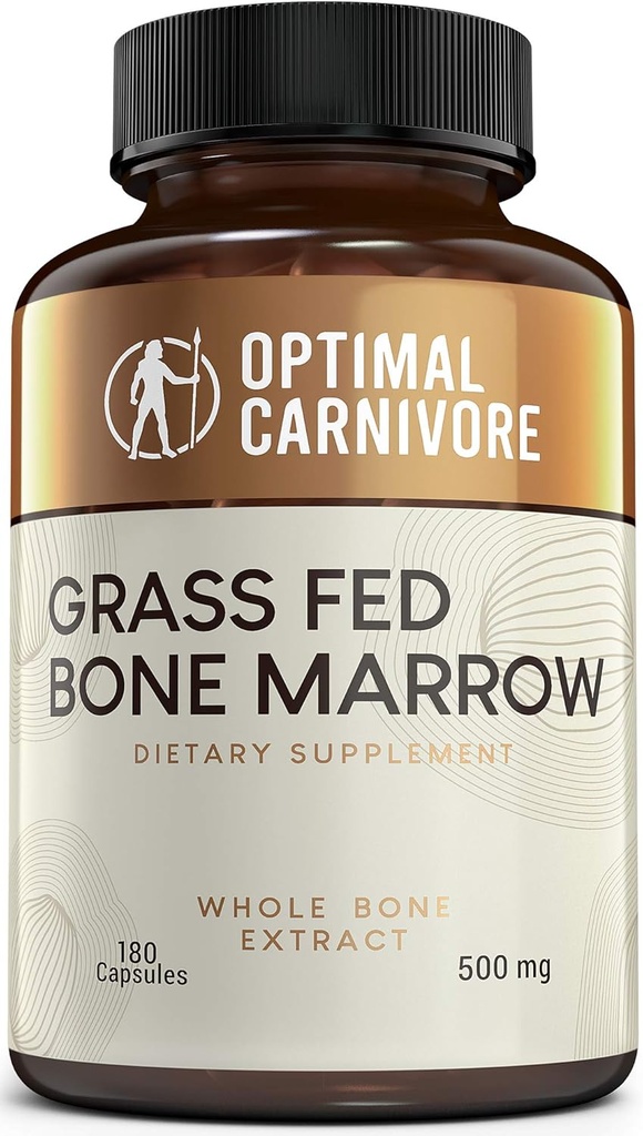 Grass Fed Bone Marrow Supplement & Trachael Cartilage, Bone Restore & Joint Health Supplement, Joint Support Supplement & Joint Relief, Bone Strength and Bone Fracture Supplement