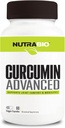 NutraBio Curcumin Advanced Digestion & Joint Support Complex, 60 Vegetable Capsules