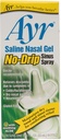 Ayr Saline Nasal Gel No-drip Sinus Spray With Soothing Aloe Vera, 0.75 Fl Oz Spray Bottle, (Pack of 1)
