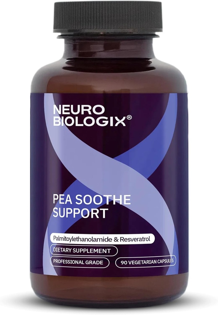 PEA Soothe Support Natural Relief Formula - PEA Supplement Featuring PEA & Resveratrol to Support Nerve Function & Reduce Sensitivity - Promotes Recovery, Mental Clarity, Energy & Everyday Balance