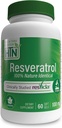 Resveratrol as ResVida 100mg Trans-Resveratrol | Supports Healthy Aging, Cellular Energy Production and Metabolism | Clinically Studied and Gluten Free (Pack of 60)