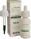 Chloroglow Liquid Chlorophyll Oxygen Drops 3000mg | Energy Supplement Metabolism Immune Support, Natural Detox, Altitude Sickness Aid & Body Deodorizing Supplement 30ml (Pack of 1)