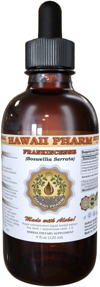 Frankincense Liquid Extract, Frankincense (Boswellia Serrata) Resin Powder Tincture Supplement 2 oz