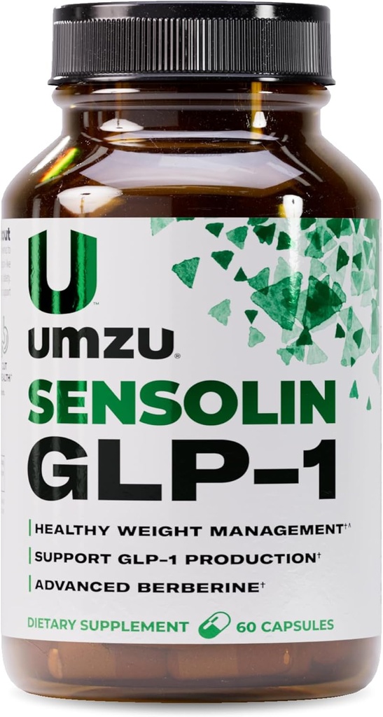 UMZU Sensolin GLP-1 Support Supplement – 30 Day Supply – with Dihydroberberine, Ceylon Cinnamon, Chromium & Biotin – Supports Metabolic Function, Focus & Energy Balance