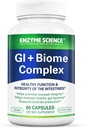 Enzyme Science GI + Biome Complex, Prebiotics for Gut Health and Intestinal Balance, 60 Capsules (30 Servings)