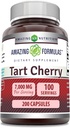 Amazing Formulas Tart Cherry Extract 700 Mg Extract (10:1) Per Serving Capsules Supplement | Equivalent to 7000 Mg | Non-GMO | Gluten Free | Made in USA (1 Pack | 200 Count)