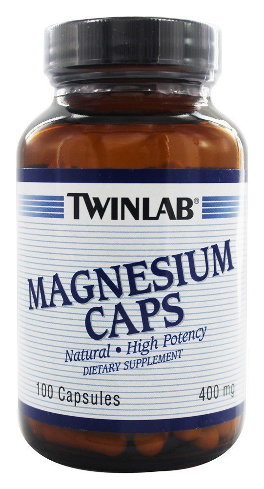 TwinLab Magnesium Caps, 100 capsules (6 Pack)
