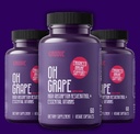 Oh Grape Resveratrol Supplement 525mg (60 Capsules) | Supports Cognitive Function, Heart Health & Immune System | Powered with Zinc, Magnesium & Other Essential Nutrients