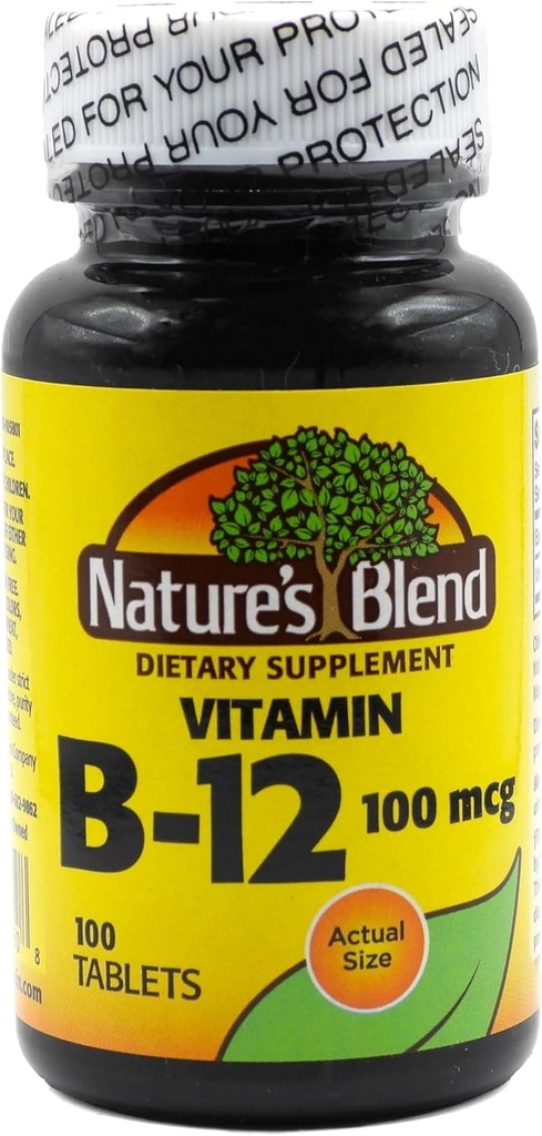 NAT B Vitamin B-12 TB 100MCG 100