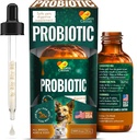 Canis&Cattus Probiotics for Cats – Liquid Cat Probiotics with Digestive Enzymes for Gas, Bloating, Diarrhea & Upset Stomach – Easy-Mix Drops – 2 oz