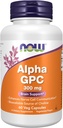NOW Supplements, Alpha GPC 300 mg with Bioavailable Source of Choline, 60 Veg Capsules