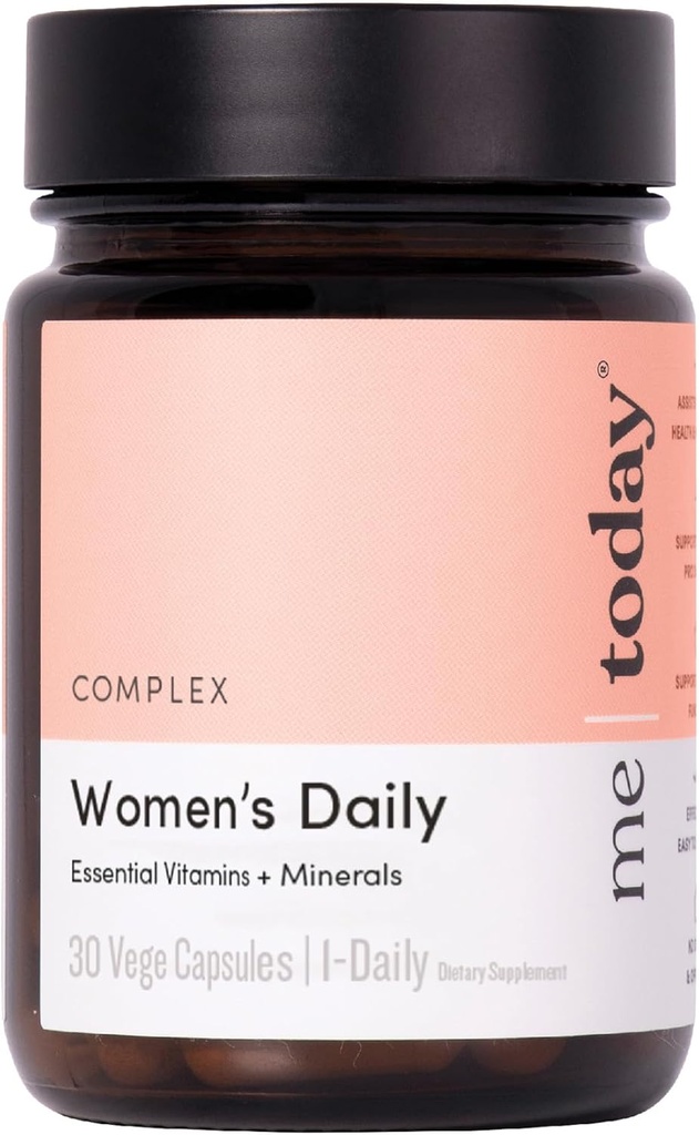 me today Daily Multivitamin for Women – Womens Multivitamin & Multimineral Supplement with 27 Vitamin A, D, C, Zinc, Magnesium & More for Daily Support – 2 Months Supply,Vegetarian 30 Servings.