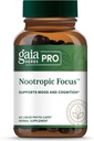 GAIA HERBS PRO Nootropic Focus - Brain Health Support Supplement* - Nootropic Supplement with Saffron, Ginkgo Leaf Extract & Lemon Balm - Vegan, Gluten-Free - 40 Liquid Phyto-Caps (20 Servings)
