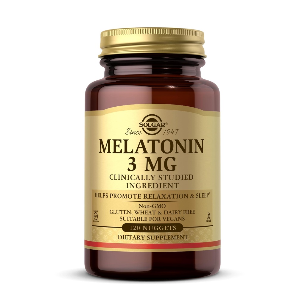 Melatonin 3mg Nuggets Solgar 120 Tabs