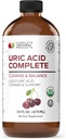 Complete Natural Products Uric Acid Complete - 16oz Liquid Supplement to Support Uric Acid Cleanse, Kidney Health & Circulation with Apple Cider Vinegar, Tart Cherry, & Beet Root.