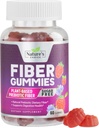 Fiber Gummies for Adults, Sugar Free Daily 4g Gummy Fiber Supplement, Prebiotic Gummy Digestive Health Support - Plant Based Soluble Chews, Prebiotics Supports Regularity & Digestion - 60 Gummies