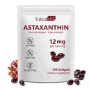 Daiasns Astaxanthin 12mg, Astaxanthin Antioxidant Supplements Supports Eye, Joint, Internal Circulation and Skin Health - Non-GMO,120 Softgels - 4 Month Supply