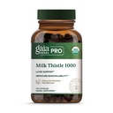 GAIA HERBS PRO Milk Thistle 1000 - Liver Health Support Supplement* - Liver Cell Health Supplement* with Silactive Milk Thistle Fruit Extract - 120 Capsules (30 Servings)