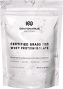 Centenarius Nutrition Grass Fed Whey Protein Unflavored Powder 500g with Natural Amino Acids for Optimized Muscle Growth, Recovery & Efficiency - Cold-Filtered, No Additives or Hormones