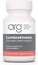 Allergy Research Group Lumbrokinase Supplement - Circulatory System Support, Supports Blood Circulation Already in The Normal Range - 30 Delayed Release Vegetarian Capsules