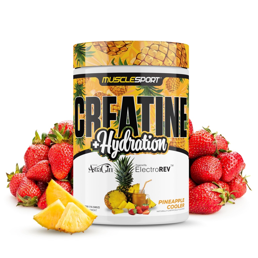Musclesport Creatine Hydration 300g (Pineapple Cooler)