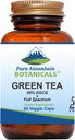 Green Tea Capsules - 90 Kosher Vegan Caps with 450mg Organic Full Spectrum and Pure Green Tea Extract