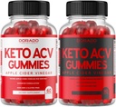 Keto ACV Gummies (60 Count) and Keto ACV Gummies (90 Count) for Weight Loss Advanced Formula (1000mg) Support Healthy Digestion & Metabolism - Delicious Apple Flavor, Non-GMO, Vegan & Made in USA